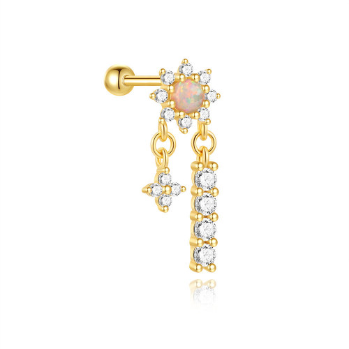 JP7973aimn-Y30   925 Silver Body Jewelry (1pc)  WT:0.92g  6.5*19mm  60257800010C