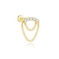 JP7975vhml-Y30   925 Silver Body Jewelry (1pc)  WT:0.7g  11*14mm  60258249340C
