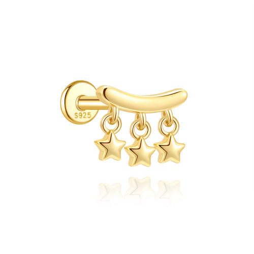 JP7981vhnv-Y30   925 Silver Body Jewelry (1pc)  WT:0.52g  8*6.4mm  60258249340C