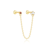 JP7982aiil-Y30   925 Silver Body Jewelry (1pc)  WT:0.67g  4.6*4.3mm  60258249340C