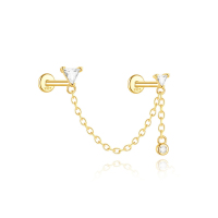 JP7983vhol-Y30   925 Silver Body Jewelry (1pc)  WT:0.82g  3.0*16mm  60258249340C