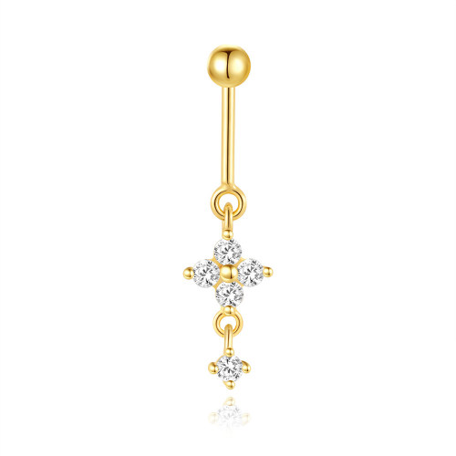 JP8002vhkb-Y30   925 Silver Body Jewelry (1pc)  WT:0.61g  6.5*25mm  60258357830C