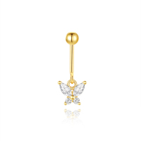 JP8003bhil-Y30   925 Silver Body Jewelry (1pc)  WT:0.63g  7*16mm  60258357830C