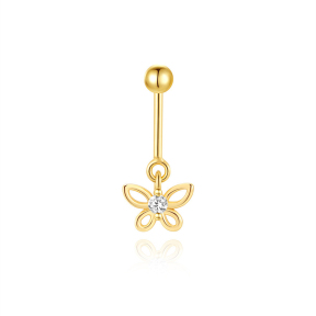 JP8004bhhi-Y30   925 Silver Body Jewelry (1pc)  WT:0.44g  6.5*18mm  60258357830C