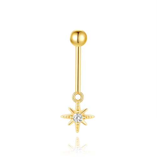 JP8005bhbp-Y30   925 Silver Body Jewelry (1pc)  WT:0.42g  18mm  60258357830C