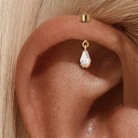 JP8009vhon-Y30   925 Silver Body Jewelry (1pc)  WT:0.63g  19mm  60257700099C