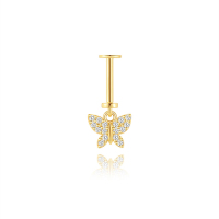 JP8010ahlv-Y30   925 Silver Body Jewelry (1pc)  WT:0.52g  15.3mm  60258538556C
