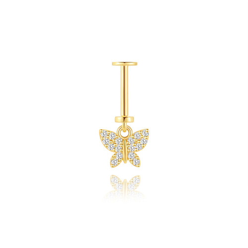 JP8010ahlv-Y30   925 Silver Body Jewelry (1pc)  WT:0.52g  15.3mm  60258538556C