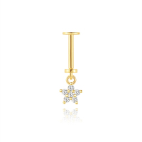 JP8012bhji-Y30   925 Silver Body Jewelry (1pc)  WT:0.38g  15.3mm  60258538556C