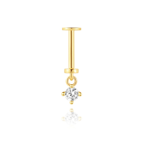 JP8013bhil-Y30   925 Silver Body Jewelry (1pc)  WT:0.34g  14.8mm  60258538556C