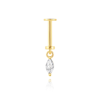JP8015ahjb-Y30   925 Silver Body Jewelry (1pc)  WT:0.37g  16.4mm  60258538556C