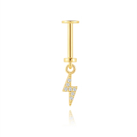 JP8016ahjb-Y30   925 Silver Body Jewelry (1pc)  WT:0.37g  18.2mm  60258538556C