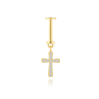 JP8017vhkl-Y30   925 Silver Body Jewelry (1pc)  WT:0.46g  19.7mm  60258538556C