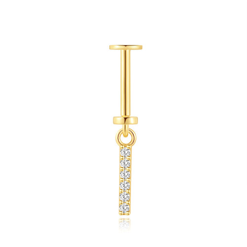 JP8018bhji-Y30   925 Silver Body Jewelry (1pc)  WT:0.38g  18.7mm  60258538556C
