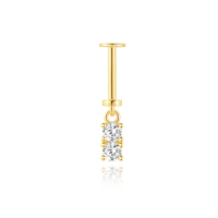 JP8020vhkb-Y30   925 Silver Body Jewelry (1pc)  WT:0.44g  17mm  60258538556C