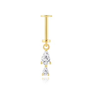 JP8021vhkb-Y30   925 Silver Body Jewelry (1pc)  WT:0.45g  19.6mm  60258538556C