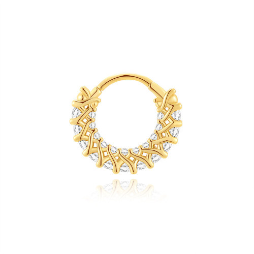 JP8026aini-Y30   925 Silver Body Jewelry (1pc)  WT:1.48g  10mm  60259188770C