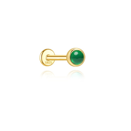 JP8032bhjl-Y30   925 Silver Body Jewelry (1pc)  WT:0.38g  3mm  60258768530C