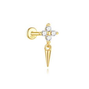 JP8047ahlv-Y30   925 Silver Body Jewelry (1pc)  WT:0.46g  14.2mm  60258018053