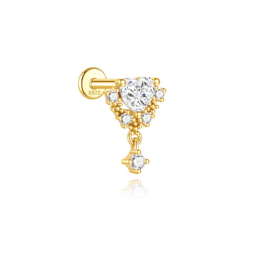 JP8059vhml-Y30   925 Silver Body Jewelry (1pc)  WT:0.52g  11.3mm  60258018053