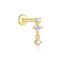 JP8062bhjn-Y30   925 Silver Body Jewelry (1pc)  WT:0.36g  10mm  60258018053