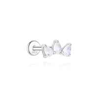 JP8066aipl-Y30   925 Silver Body Jewelry (1pc)  WT:0.4g  7.7mm  60258911660A