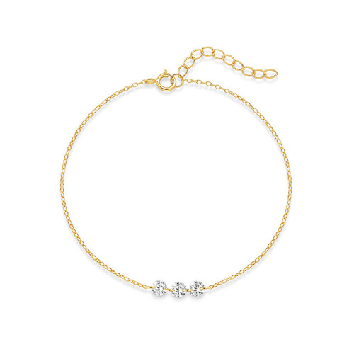 JB8267aija-Y30  925 Silver Bracelet  WT:1g  L:200+30mm
P:4mm  60500171287C