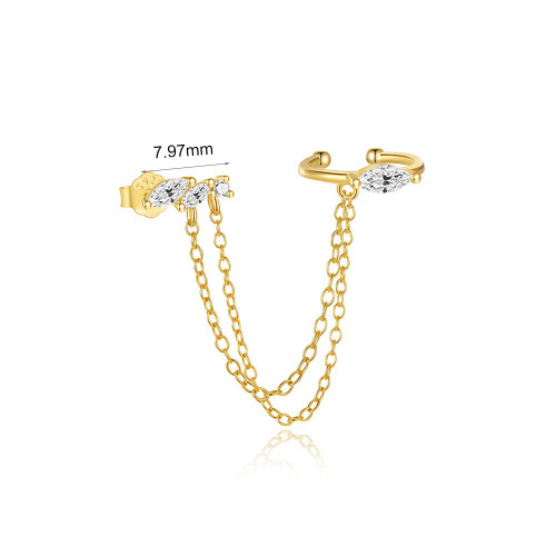 JE8108vivi-Y30  925 Silver Body Jewelry  (1pc)  WT:0.9g  7.97mm  60252881139C 60252831139C