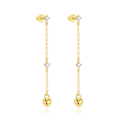 JE8122aija-Y30  925 Silver Earrings  WT:0.9g  42mm  60252891289C 60252290014C 60252310112C 60252991618