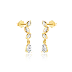JE8130aiki-Y30  925 Silver Earrings  WT:1.38g  18mm  60255241365C 60255221054C