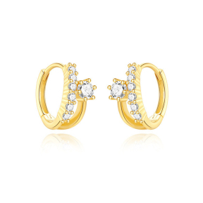 JE8139ajia-Y30  925 Silver Earrings  WT:1.6g  inner:9mm  60254071648C 60254081604C