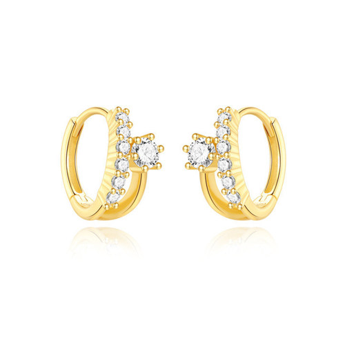 JE8139ajia-Y30  925 Silver Earrings  WT:1.6g  inner:9mm  60254071648C 60254081604C