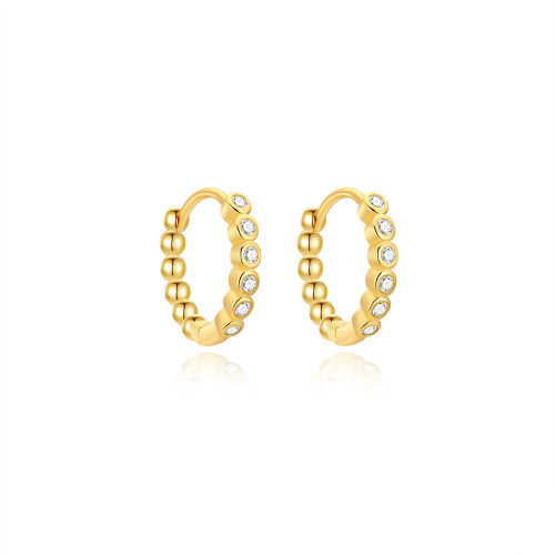 JE8219ainp-Y30  925 Silver Earrings  WT:1.41g  9mm  60255531571C 60255541372C