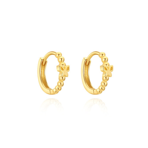 JE8220aikl-Y30  925 Silver Earrings  WT:1.25g  9*3.5mm  60255531571C 60255541372C