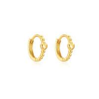 JE8221aiki-Y30  925 Silver Earrings  WT:1.25g  9*3mm  60255531571C 60255541372C