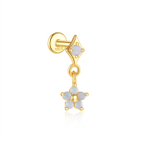 JP8079vhlj-Y30  925 Silver Body Jewelry  (1pc)  WT:0.58g  4*13.6mm  20250202