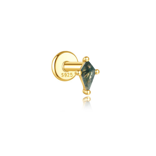JP8093ahlv-Y30  925 Silver Body Jewelry  (1pc)  WT:0.3g  3*5mm  60253308140 60253348910 60253368470
