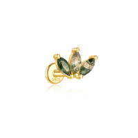 JP8096vina-Y30  925 Silver Body Jewelry  (1pc)  WT:0.46g  8.3*5.6mm  60253308140 60253348910 60253368470