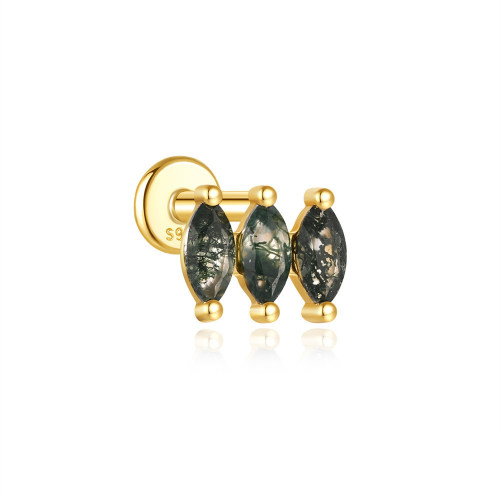 JP8097aimo-Y30  925 Silver Body Jewelry  (1pc)  WT:0.45g  6.5*5.2mm  60253308140 60253348910 60253368470