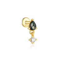 JP8100vhnl-Y30  925 Silver Body Jewelry  (1pc)  WT:0.42g  3.8*10.2mm  60253308140 60253348910 60253368470