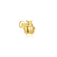 JP8106bhji-Y30  925 Silver Body Jewelry  (1pc)  WT:0.5g  7*7.9mm  60252927060 60252986972