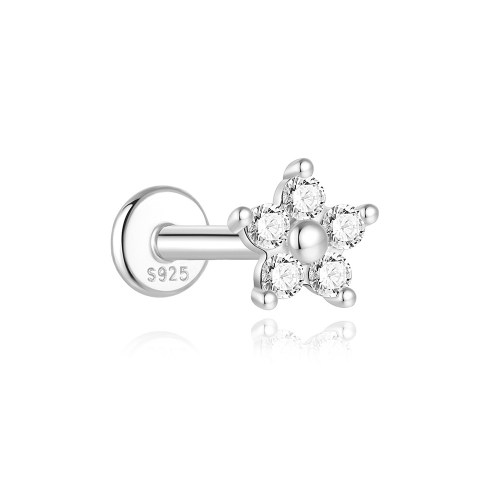 JP8144vhmj-Y30  925 Silver Body Jewelry  (1pc)  WT:0.29g  5.1mm  M60200409030A M60200438020A