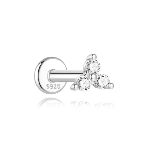 JP8146ahjb-Y30  925 Silver Body Jewelry  (1pc)  WT:0.22g  4mm  M60200409030A M60200438020A