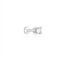JP8149vina-Y30  925 Silver Body Jewelry  (1pc)  WT:0.45g  4mm  M60200409030A M60200438020A