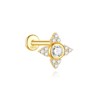 JP8152vhkl-Y30  925 Silver Body Jewelry  (1pc)  WT:0.51g  9mm  60253738096C 60253779660C 60253818016C