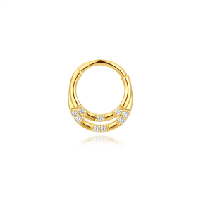 JP8162bhjm-Y30  925 Silver Body Jewelry  (1pc)  WT:0.5g  12.4mm  60253917060C 60254977046C