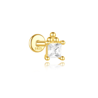 JP8168bhil-Y30  925 Silver Body Jewelry  (1pc)  WT:0.46g  6mm  60253897037C 60253857017C 60253888001C