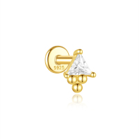 JP8169bhhp-Y30  925 Silver Body Jewelry  (1pc)  WT:0.42g  6.5mm  60253897037C 60253857017C 60253888001C