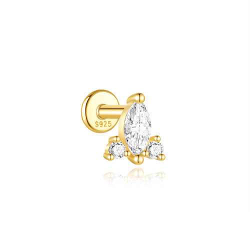 JP8171bhil-Y30  925 Silver Body Jewelry  (1pc)  WT:0.46g  6.5mm  60253897037C 60253857017C 60253888001C