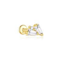JP8172vhko-Y30  925 Silver Body Jewelry  (1pc)  WT:0.59g  7.5mm  60253897037C 60253857017C 60253888001C
